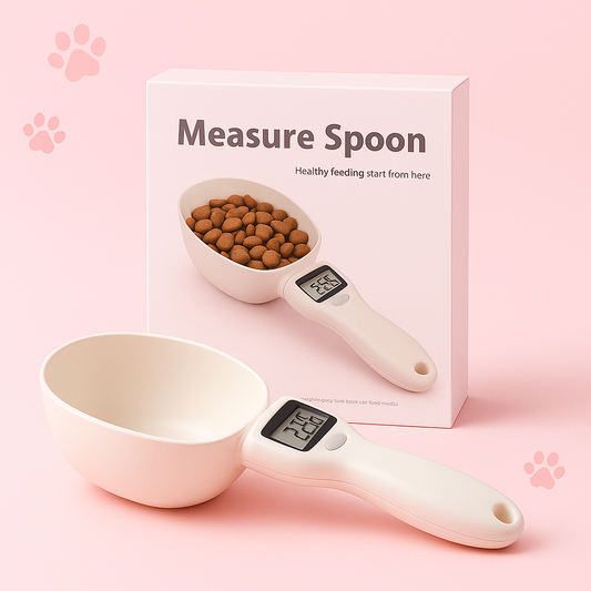 Balança Digital & Colher Medidora para Ração