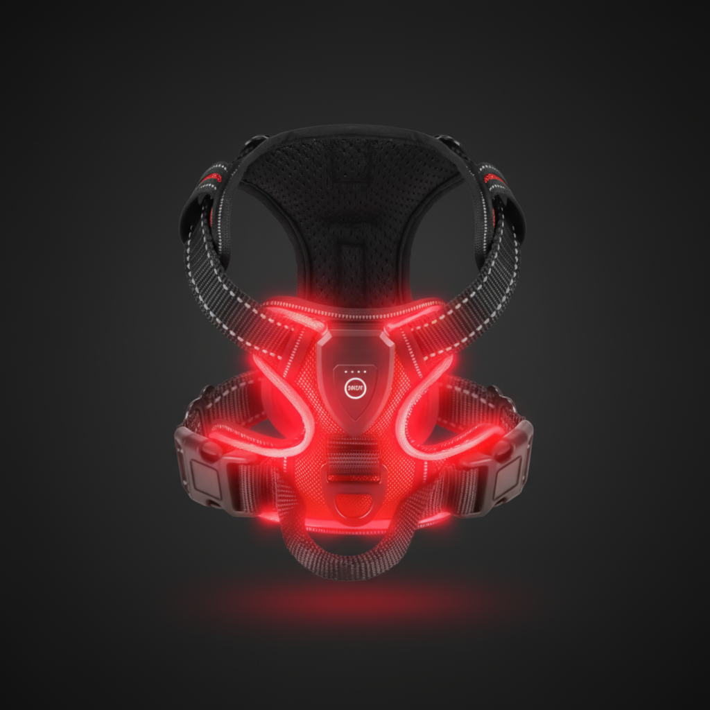 Peitoral LED para Cães