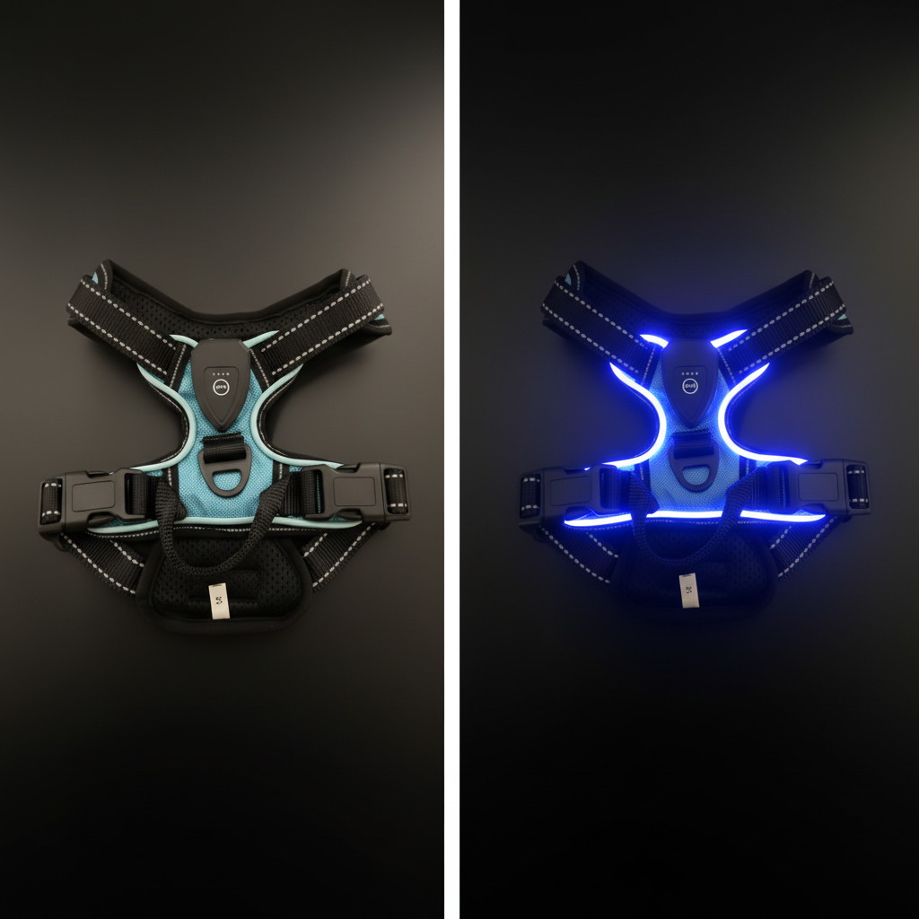 Peitoral LED para Cães