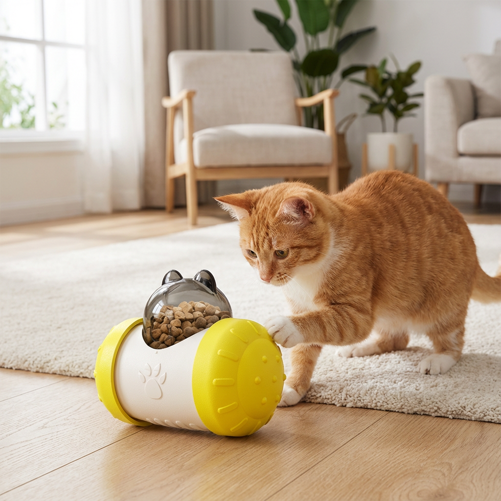 Bola Interativa de Alimentação Lenta