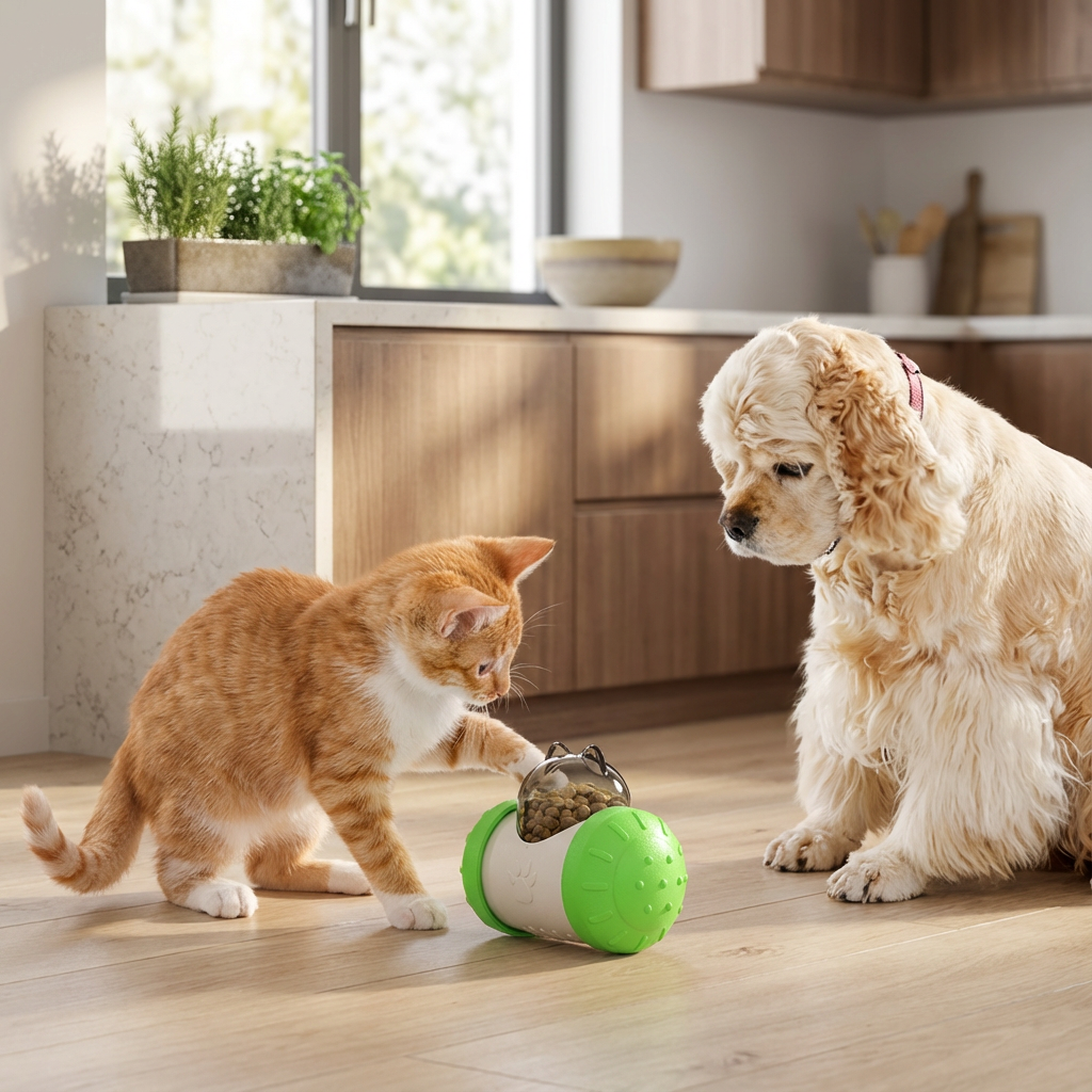 Bola Interativa de Alimentação Lenta