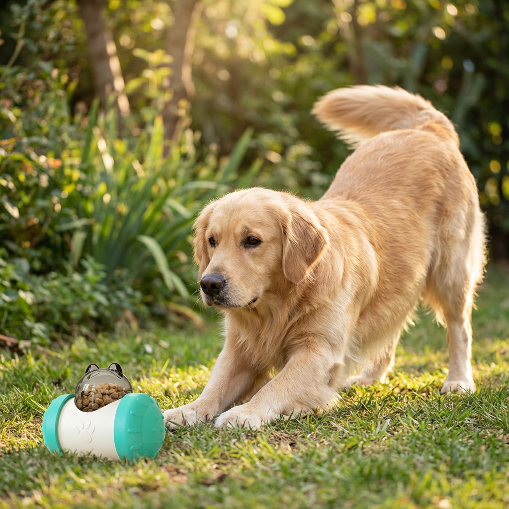 Bola Interativa de Alimentação Lenta