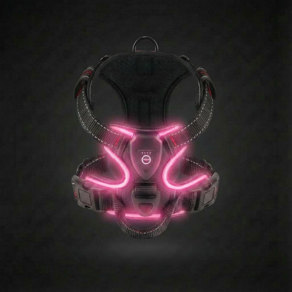 Peitoral LED para Cães