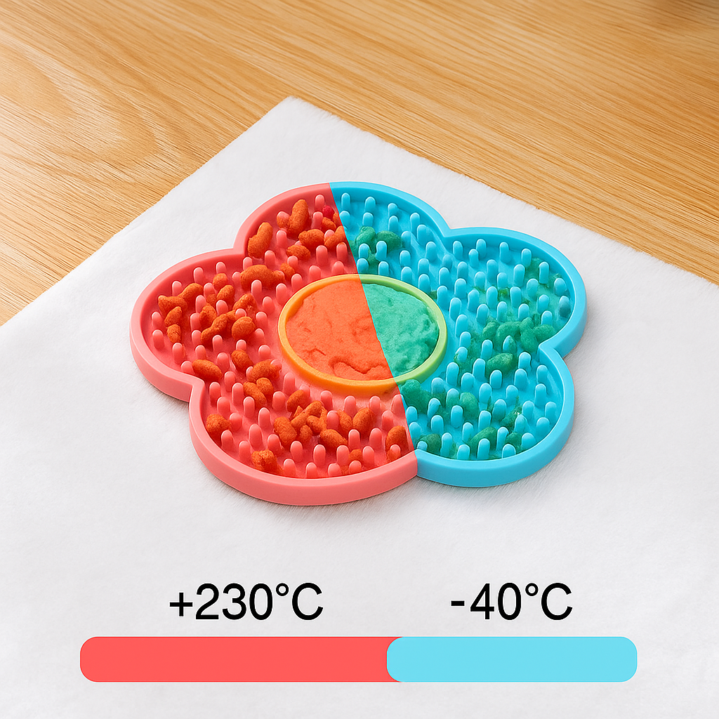 Tapete Sensorial de Silicone para Gatos