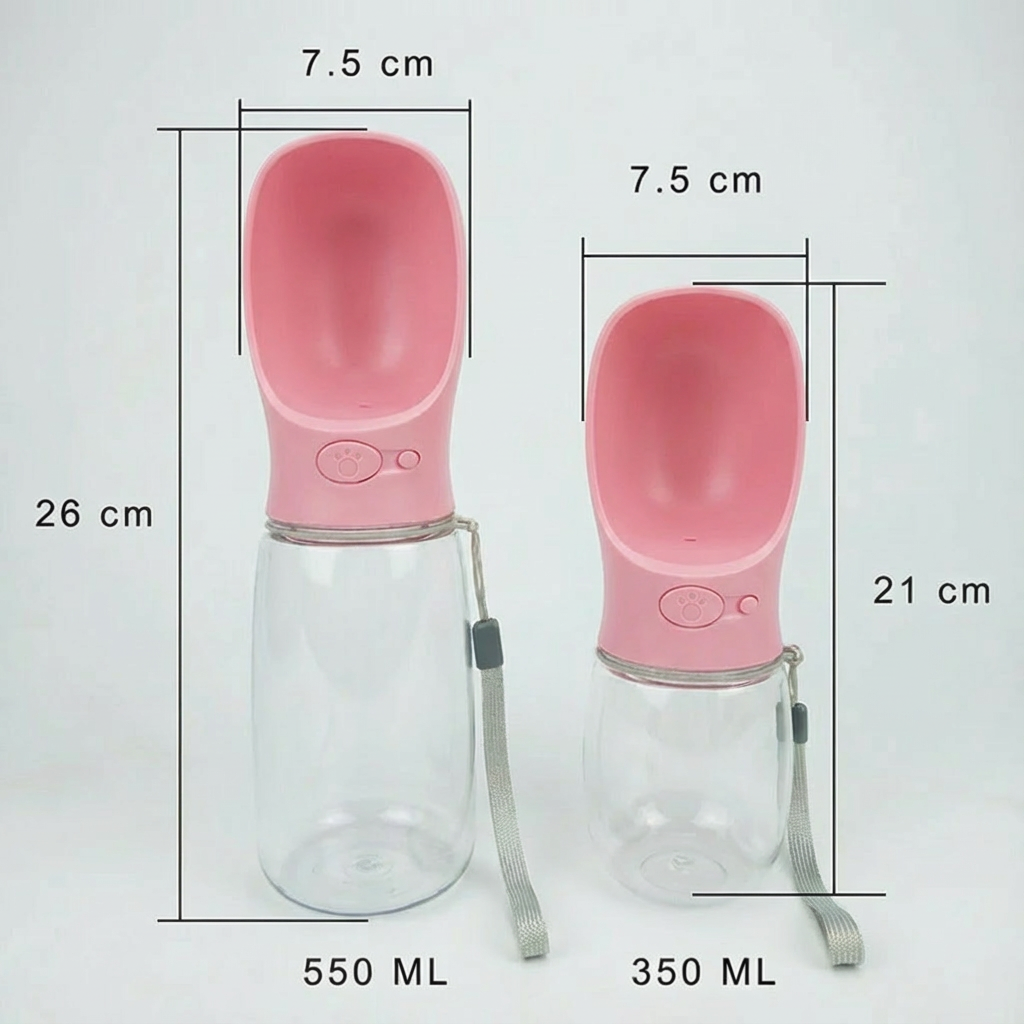 Garrafa Dispenser de Água para Pets