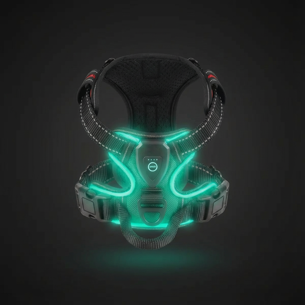 Peitoral LED para Cães