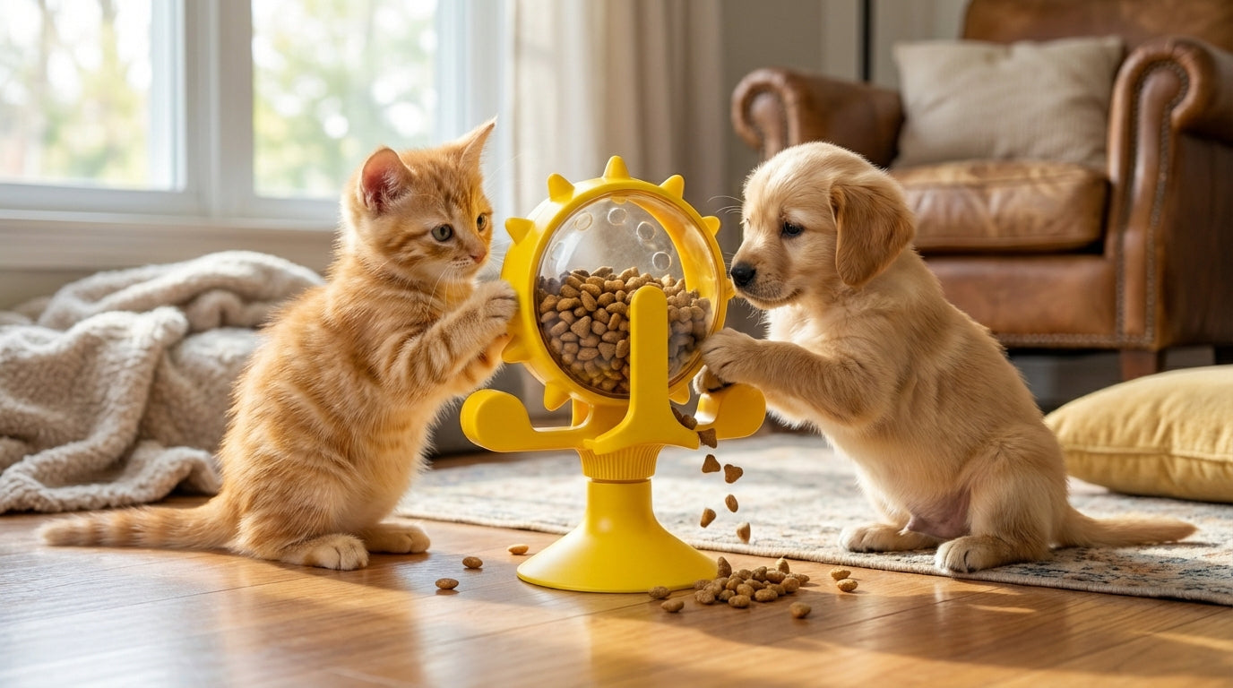 Alimentador Interativo com Ventosa